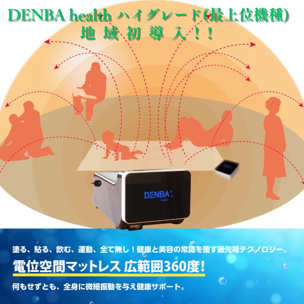 くつろぎの城庵は、DENBA Healthの正規代理店